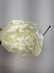 Ling’s Moment Peony 16pcs Ivory Light Ivory Blooming Peonies Artificial Flowers