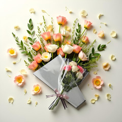 100Pcs Clear Plastic Flower Bouquet Sleeves – Crisp Cellophane Gift Wrapping Bag