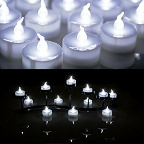 120X LED Flameless Tea Light Tealight Candle Wedding Decoration Battery Included