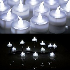 120X LED Flameless Tea Light Tealight Candle Wedding Decoration Battery Included