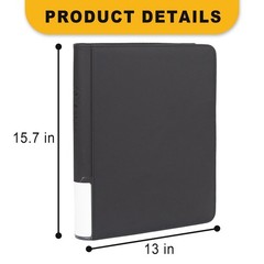 Toploader Binder, Holds 360 Toploaders, Top Loader Binder with 9 Pockets for …