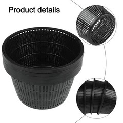 Aquatic For Plant Support Large Black Mesh Pots Perfectly Sized at 8 3 Inches