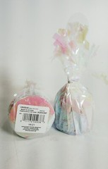 Foil Balloon Weight Iridescent Multicolor White Pink Blue Lot of 6