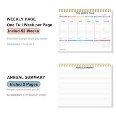 Undated Weekly Planner – 8.5″ x 11″ Undated Daily Productive Weekly To Do Lis…