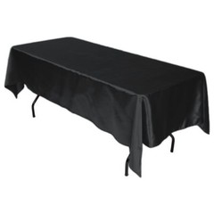 12 packs 60 x 126 Inch seamless SATIN Tablecloths Hotel Boot 25 COLORS USA SALE