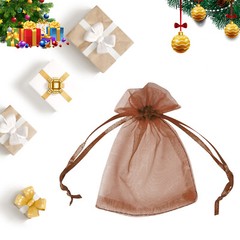 100/200pcs 4×6″ Drawstring Organza Bags – Wedding Party Candy Jewelry Pouches