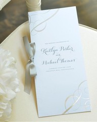 Gartner Studios Silver Print-At-Home Wedding Invitation Program Kit 50 Count