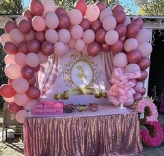 Polyester 7x5ft Ballerina Birthday Backdrop Party Decorations Princess Party …