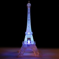 10″ Light Changing LED Acrylic EIFFEL TOWER Wedding Party Centerpieces Wholesale