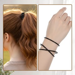 SynHHergyx 45 pcs Silicone jelly bracelets, One Size, Black, white and gray