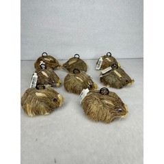 8 Pottery Barn Natural Straw Bunny Rabbit Place Card Holders Spring New w/ Tags