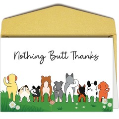 Funny Dog Thank You Card for Dog Owner, Cute Dog Appreciation Card for Him He…