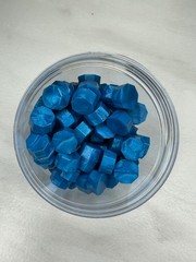 100 Count Barracuda Blue Sealing Wax Beads