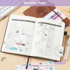 2026-2027 Weekly and Monthly Academic Planner for Women/Men, July 2026 – pink
