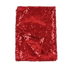Red Glitter Sequin Tablecloth Engagement Birthday Party Wedding Cake Table Decor