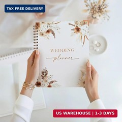 Beautiful Boho Wedding Planner Book and Organizer – Enhance Excitement and Makes