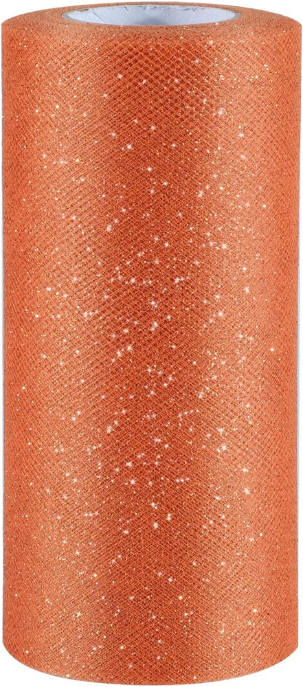 Glitter Tulle Roll Sparkling Tulle Ribbon Fabric Spool for Wedding Decoration Gi