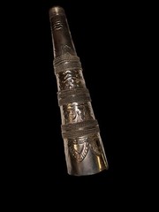 VTG Silver Plated Brass Posey Flower Holder Cone Made In India