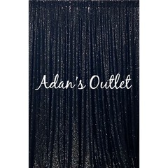 (6) Black 4x7ft Sequined Backdrop Curtain Wedding Party Booth Decorations