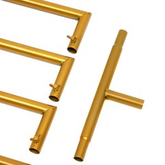 Wedding Square Archway Backdrop Stand Metal Arch Frame Flower Balloon Decor Gold