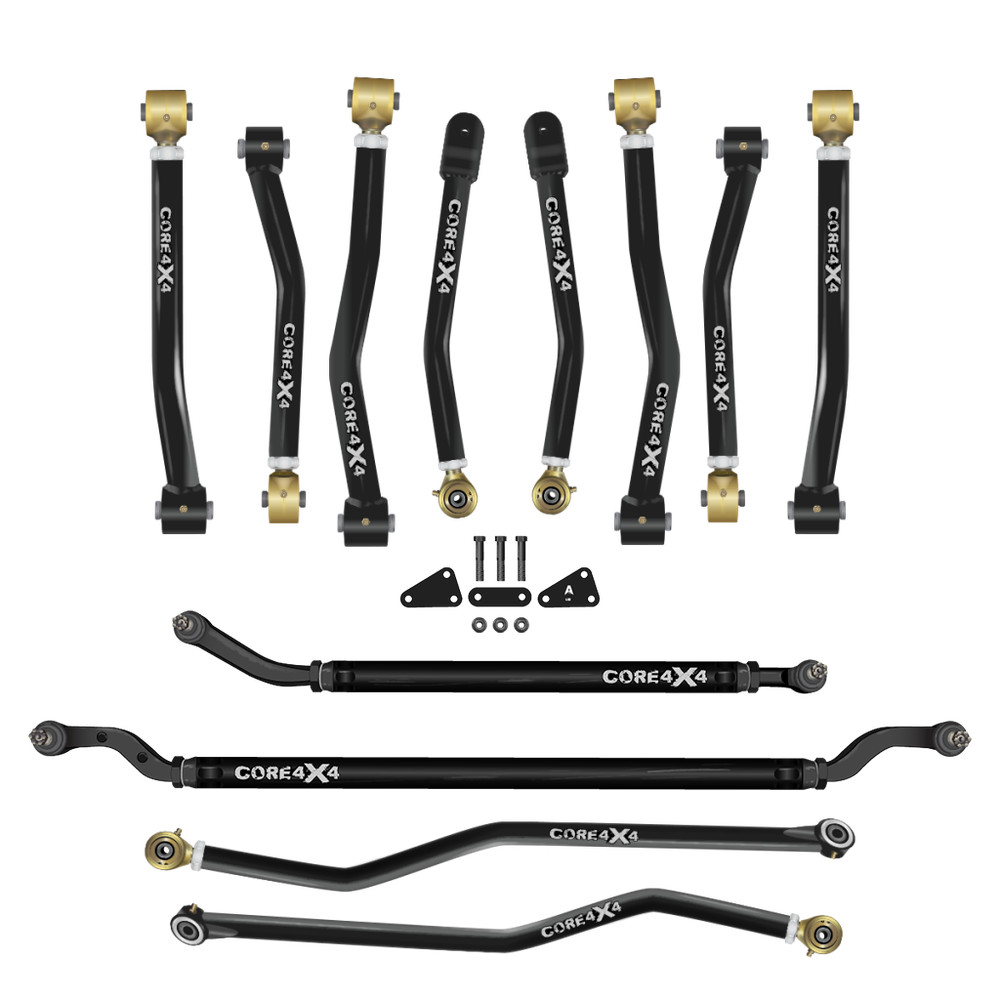 12pc Crawl Series Adjustable Control Arm, Track Bar, Steering Kit