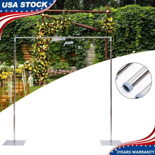 10x10ft Heavy Duty Pipe and Drape Kit Photography Backdrop Stand Telescopic Pipe