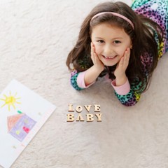 100PCS DIY Doodle Educational Toy Small Wooden Slice Scrapbooking Embellishments