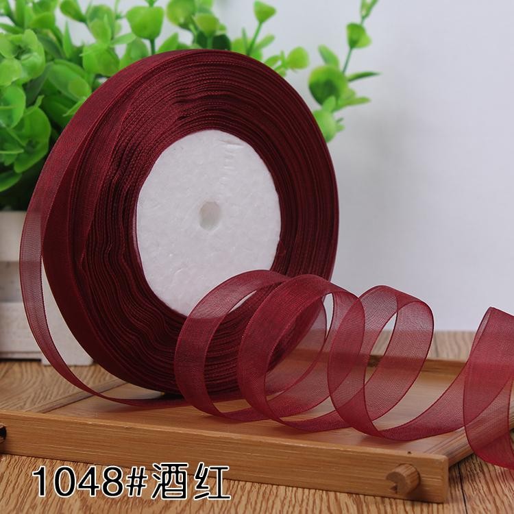 12mm Organza Ribbon 45m Roll Diy Gift Wrapping Wedding Party Craft Ribbon