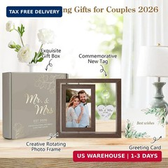 HELORAY Wedding Gifts for Couples Personalized Wedding Gifts for Newlyweds Gift