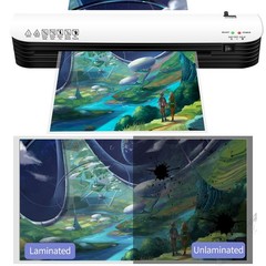 13″ Thermal Laminator, A3/A4 Anti-Jam Laminating Kit, 6-in-1 Multifunctional …