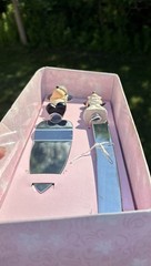 Vintage Disney Store Mickey & Minnie Mouse Wedding Cake Server & Knife Set