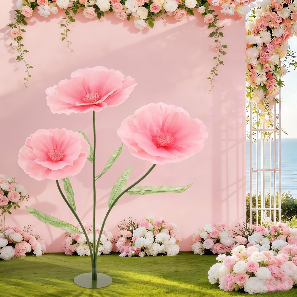 160cm Giant Artificial Flowers Wedding Artificial Flower Decoration Stand