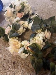 Wedding Floral Decor White Pink Tub And Basket Bundle 3