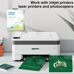 White Cardstock 8.5″ x 11 «，30 Sheets Cardstock Paper 85 lb/230 gsm,Brigh