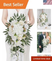 Luxurious Silk Flower Bouquet for Weddings – Versatile Decor for Special Events