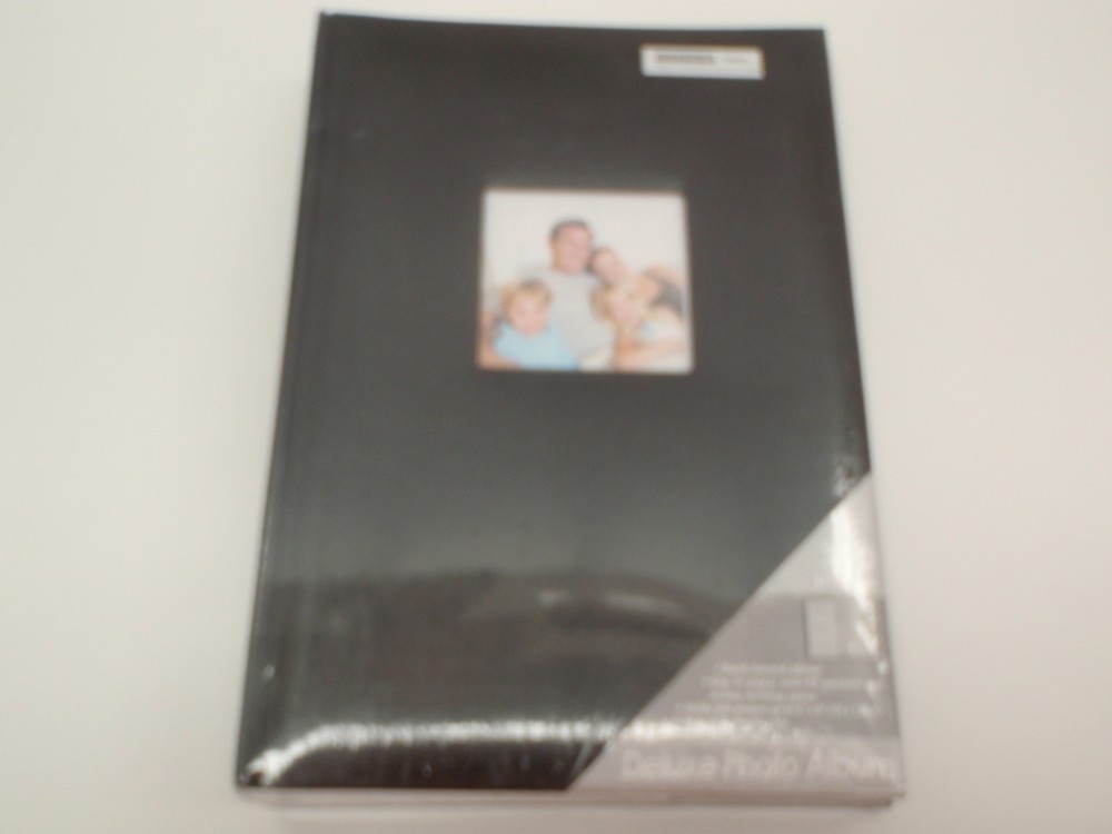 DELUXE BOOK BOUND BLACK PHOTO ALBUM 300 PHOTOS 10 X15CM 4X6