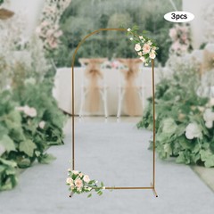 Metal Wedding Arch Stand Square Wedding Arches with Ceremony Garden Balloon Arch