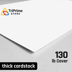 20 Sheets, 130 lb (350 gsm) – Thick Heavy White Cardstock, 20 Pieces,