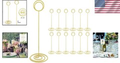 Table Number Holders 8.75 Inch Pack of 12 Wedding Party Graduation Sign Stands