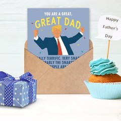 Father’s Day Card Gift for Dad – Happy Card 543 – Daughter Son Kids