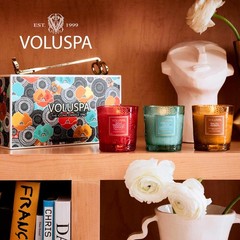 Voluspa Limited Edition Baltic Amber 3 Wick Tin Candle 12 Oz Coconut Wax For