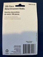 New 200 Count Green Metal Universal Ornament Hanging Hooks Wedding Party Hook