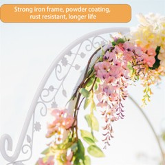 Heavy Duty Garden Arch Arbor Trellis Archway For Wedding Party Climbing Plants