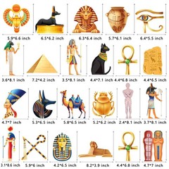 Ancient Egypt Centerpiece Sticks Egyptian Party Decorations 23PCS Multicolor
