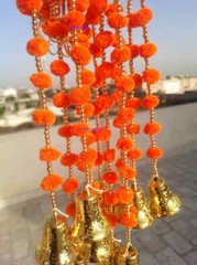 100 PC Multicolor Indian pom pom Christmas Wedding Decoration Mehndi functions