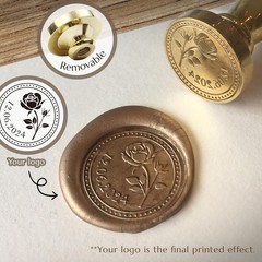 Custom Wax Seal Stamp Head,Personalized Logo Design Sealing Wax Stamp,12-40mm