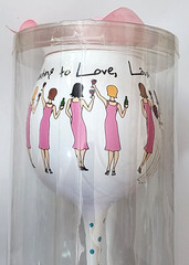 Bride Bridesmaid Goblet Mud Pie i do! Toasting Love Engagement Wedding Marriage