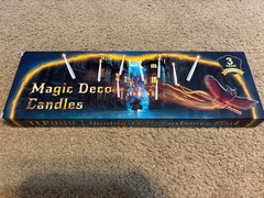 Harry Potter 10 LED Flameless Floating Candles Magic Wand Remote Halloween Decor
