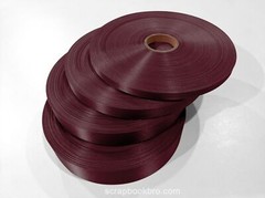 Burgundy 10mm 16mm 25mm 40mm Satin Ribbon For Scrapbooking Wrap Decorations