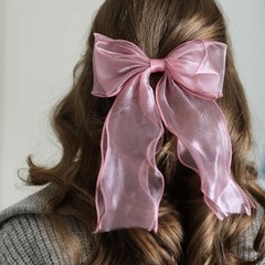 Sheer Organza Ribbon 1 Inch 50 Yards Chiffon Sheer 1Inch x 50Yards Rose Red